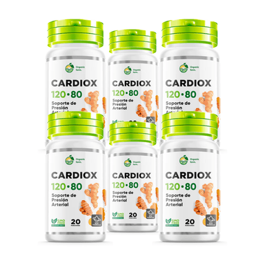 SUPLEMENTO CÁPSULAS BLANDAS CARDIOX PACK 6 FRASCOS DIURETICO NATURAL