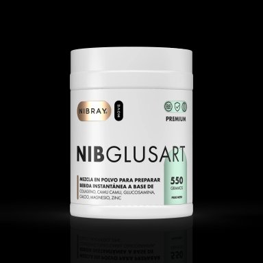 COLAGENO HIDROLIZADO NIBRAY POLVO CON GLUCOSAMINA 550 GR NIBGLUSART PREMIUM