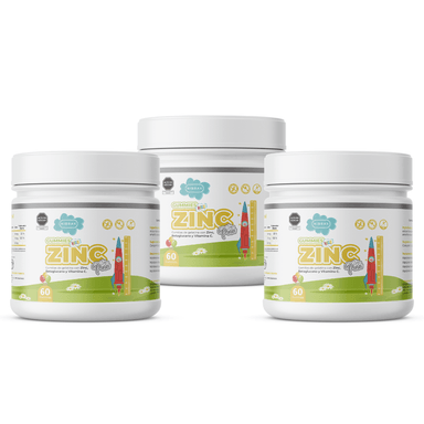 ZINC NIBRAY KIDS 60 GOMITAS BETAGLUCANO VITAMINA C PARA NIÑOS PACK 3X2