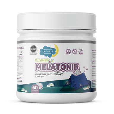 MELATONINA MELATONIB NIBRAY KIDS 1 MG 60 GOMITAS PARA NIÑOS