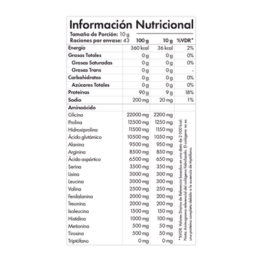 COLLAGEN PEPTIDES UNFLAVORED NIBRAY 43 SERVINGS 2 POTES - 3