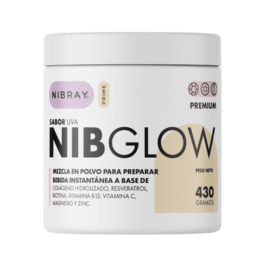 COLAGENO CON RESVERATROL BIOTINA ZINC 3 POTES NIBGLOW PREMIUM - 2