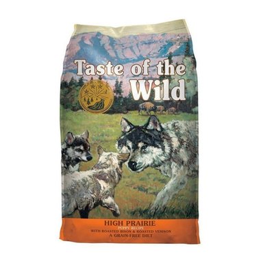 COMIDA PERROS CACHORROS TASTE OF THE WILD SABOR BISONTE Y VENADO ASADO PUPPY HIGH PRAIRIE 12.2 KG