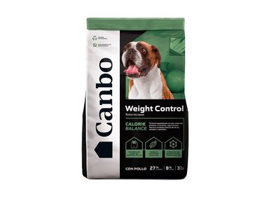 COMIDA SECA PERROS ADULTOS CANBO RAZA MEDIANA SABOR POLLO CONTROL DE PESO WEIGHT CONTROL 15 KG