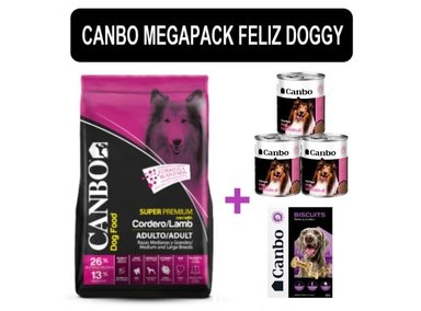 CANBO ADULTOS RAZAS MEDIANAS Y GRANDES MEGAPACK DOGGIE 15 KG
