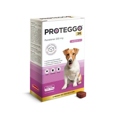 PROTEGGO 3M ANTIPULGAS 250 MG 1 TABLETA 4.5 - 10 KG