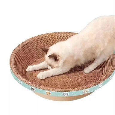 RASCADOR PARA GATOS EN FORMA CIRCULAR 40 X 40 CM.