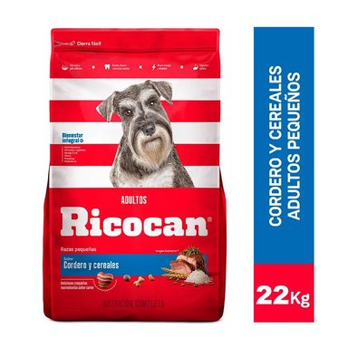 RICOCAN ADULTOS CORDERO RAZAS PEQUEÑAS 22 KG