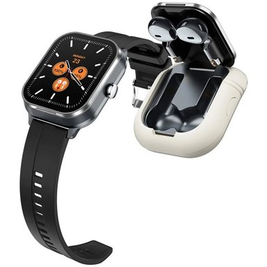 SMART WATCH DELUXE TEC D8 PRO PLATEADO CON AUDÍFONOS INTEGRADOS