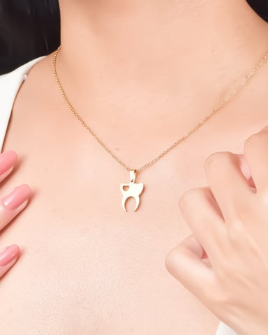 COLLAR CLEO JOYAS & ACCESORIOS DENTISTA ACERO - 4