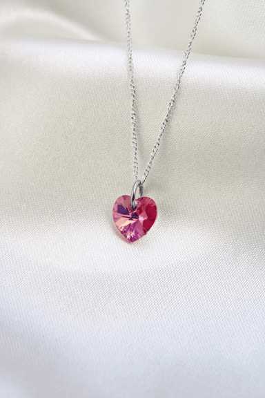 COLLAR CLEO JOYAS & ACCESORIOS GEMA SWAROVSKI PLATA - 1