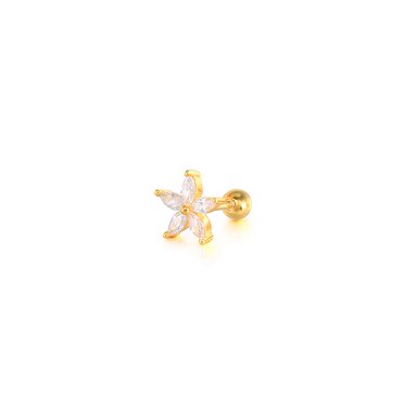 PIERCING CLEO JOYAS & ACCESORIOS FLOWER DORADO