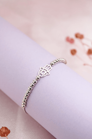 PULSERA CLEO JOYAS & ACCESORIOS MANO FATIMA PLATEADO PLATA