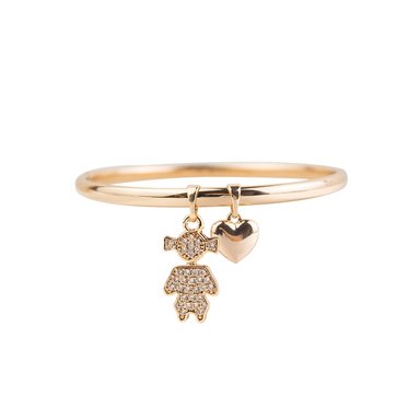 PULSERA DE NIÑA ROSE ACERO