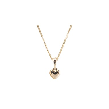 COLLAR CORAZÓN BOMBEADO ROSE ACERO - 1