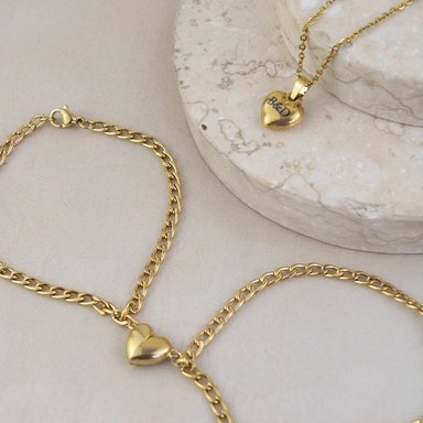 SET X3 CORAZÓN IMANTADO ACERO - 4