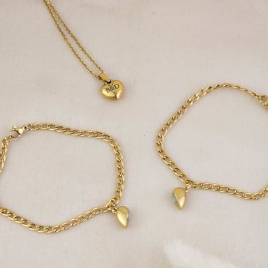 SET X3 CORAZÓN IMANTADO ACERO - 5