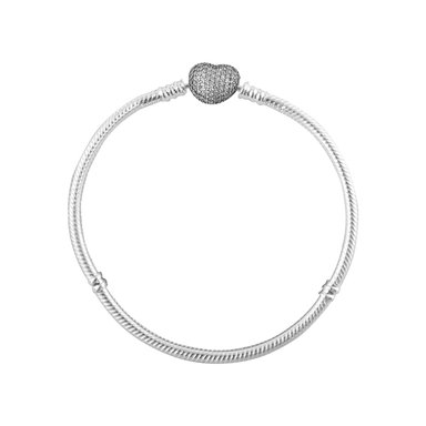 PULSERA COLA DE RATÓN BRILLOS ESTILO PANDORA