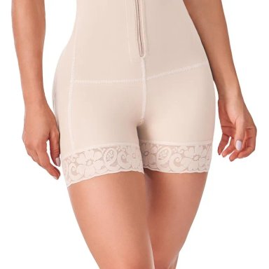 FAJA COLOMBIANA MUJER ANN-CHERY BEIGE TITI-STRAPLESS TITI STRAPLESS REDUCTORA Y MOLDEADORA - 4