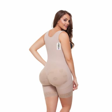 FAJA MUJER FAJAS FAJITEX BEIGE 22591 SHORT SISA BROCHES - 2