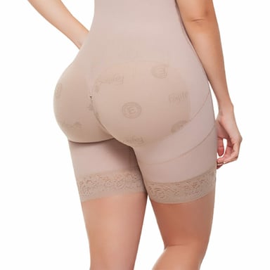 FAJA MUJER FAJAS FAJITEX BEIGE 22591 SHORT SISA BROCHES - 4