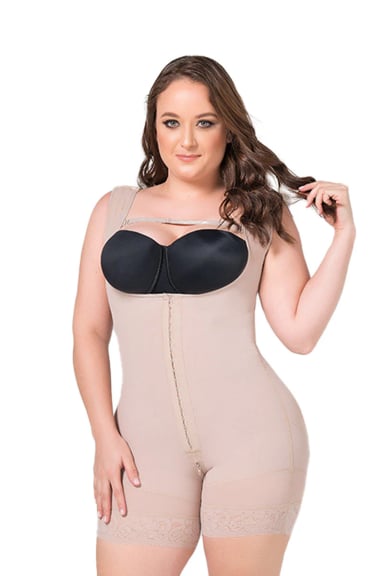 FAJA MUJER FAJAS FAJITEX BEIGE 22591 SHORT SISA BROCHES - 5