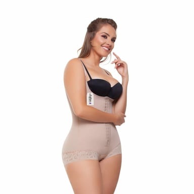 FAJA MUJER FAJAS FAJITEX BEIGE 22770 CACHETERA BROCHE CENTRO - 1