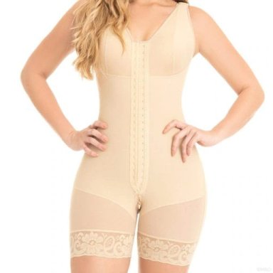 FAJA COLOMBIANA CORTA MUJER M&D F0029M&D CON BRASIER - 4