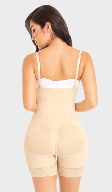 FAJA COLOMBIANA CORTA MUJER M&D F0066M&D MOLDEADORA STRAPLESS SILICONADO - 6