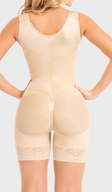 FAJA COLOMBIANA LICRA MUJER M&D BEIGE F0269M&D ULTRA CÓMODA - 2