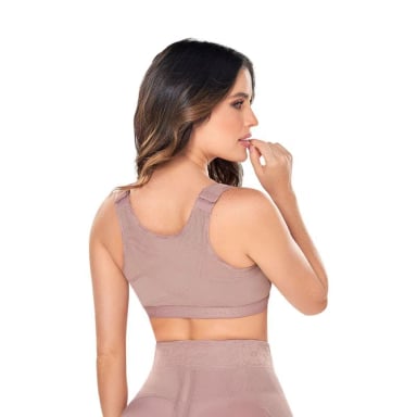 SOSTÉN MUJER ANN-CHERY CORAL 5130 BRASIER CORTO POSTOPERATORIO COMFORT - 2