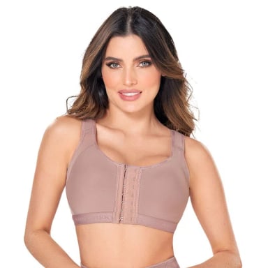 SOSTÉN MUJER ANN-CHERY CORAL 5130 BRASIER CORTO POSTOPERATORIO COMFORT - 4