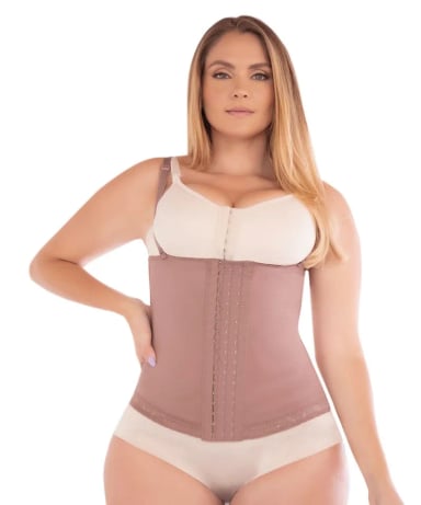 FAJA TIPO CINTURILLA MUJER FAJATE CHOCOLATE CLARO 11173 DE ALTA COMPRESIÓN Y SOPORTE PARA ESPALDA - 4