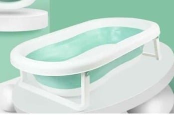 BAÑERA ALEGA VERDE AGUA PLEGABLE