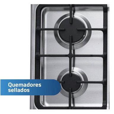COCINA A GAS GLP/GN INDURAMA 4 HORNILLAS CORUÑA CROMA - 4