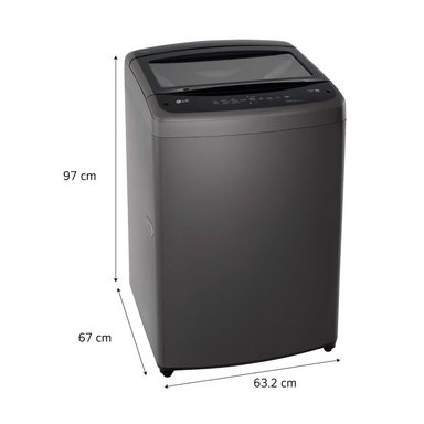 LAVADORA LG 16KG CARGA SUPERIOR INVERTER WT16BVTB NEGRO - 2