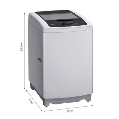 LAVADORA LG 13 KG SMART MOTION WT13DPBK GRIS - 2