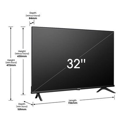 TELEVISOR HISENSE 32” SMART TV LED 32A4K - 2