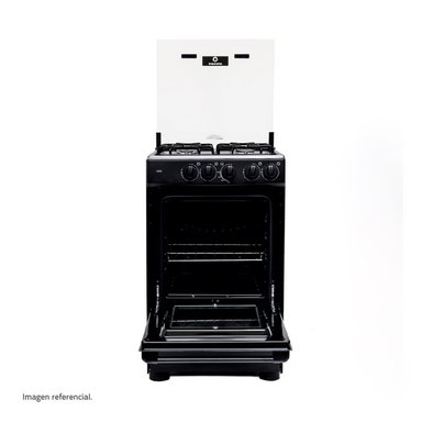 COCINA A GAS INDURAMA 4 QUEMADORES GLP GOYA NEGRO - 2