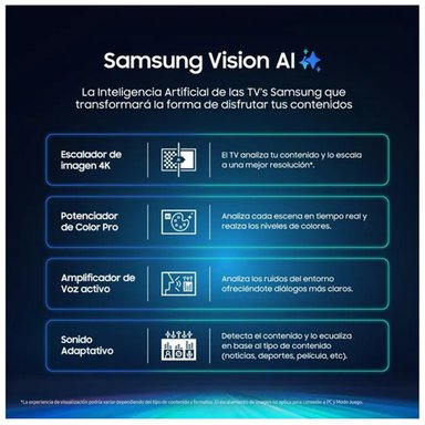 TELEVISOR SAMSUNG 50” QLED Q7F VISION AI SMART TV 2025 - 6