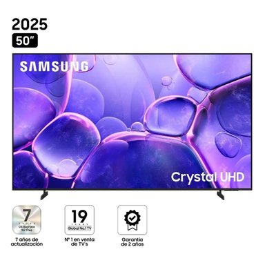 TELEVISOR SAMSUNG 50 UHD 4K SMART TV UN50U8000FGXPE MODELO 2025 - 1