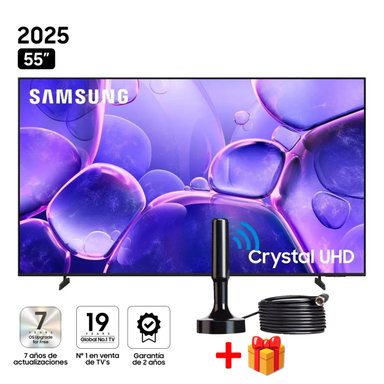 TELEVISOR SAMSUNG 55” CRYSTAL UHD 4K UN55U8000FGXPE (2025)