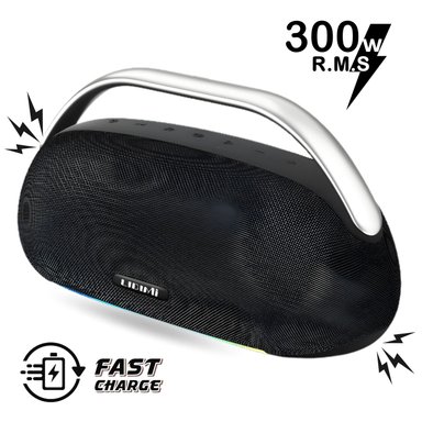 PARLANTE PORTÁTIL LIDIMI 300W LD-S690 EXTRA BASS USB BLUETOOTH - 1