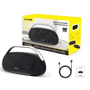 PARLANTE PORTÁTIL LIDIMI 300W LD-S690 EXTRA BASS USB BLUETOOTH - 4
