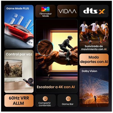 TELEVISOR HISENSE 65 UHD 4K SMART TV 65A6NV + ANTENA DIGITAL - 6