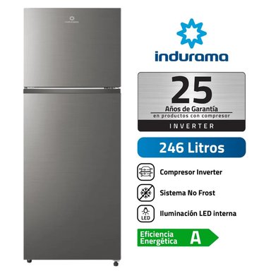 REFRIGERADORA INDURAMA RI-389I 246L NO FROST TOP MOUNT - CROMA