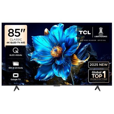 TELEVISOR TCL QLED 85 UHD 4K GOOGLE TV 85A400 + SOUNDBAR 100W - 2