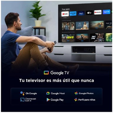 TELEVISOR TCL QLED 85 UHD 4K GOOGLE TV 85A400 + SOUNDBAR 100W - 7