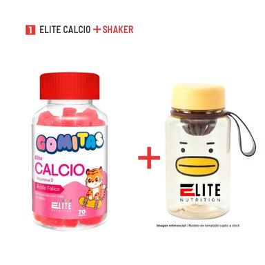 GOMITAS NIÑOS KIDS ELITE CALCIO + SHAKER ELITE NUTRITION