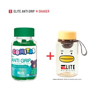 GOMITAS NIÑOS KIDS ELITE ANTI GRIP + SHAKER ELITE NUTRITION